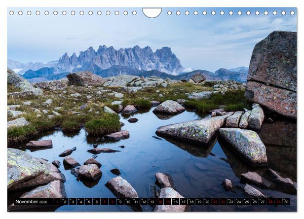 Produktbild: Bergseen in den Dolomiten (Wandkalender 2026 DIN A4 quer), CALVENDO Monatskalender