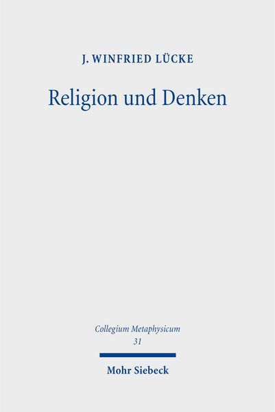 Produktbild: L&uuml;cke, J: Religion und Denken