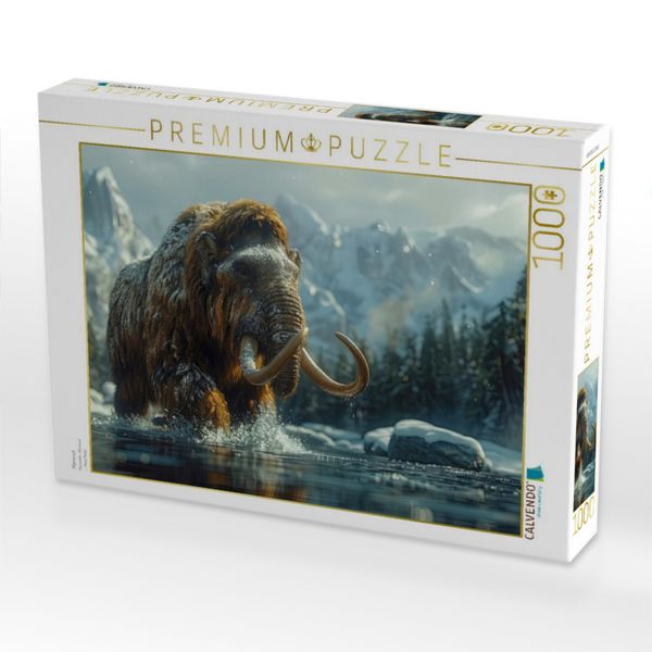 Produktbild: CALVENDO Puzzle Mammut | 1000 Teile Lege-Gr&ouml;&szlig;e 64x48cm Foto-Puzzle f&uuml;r gl&uuml;ckliche Stunden