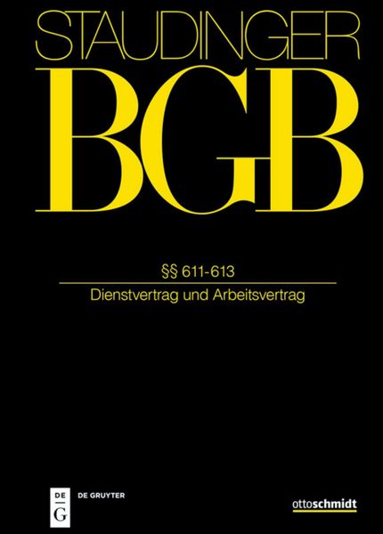 Produktbild: &sect;&sect; 611-613