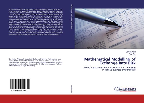 Produktbild: Mathematical Modelling of Exchange Rate Risk