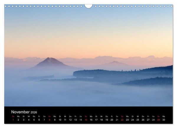 Produktbild: Vulkanlandschaft Hegau 2026 (Wandkalender 2026 DIN A3 quer), CALVENDO Monatskalender