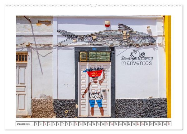 Produktbild: Mindelo - malerisches Reiseziel (Wandkalender 2026 DIN A2 quer), CALVENDO Monatskalender