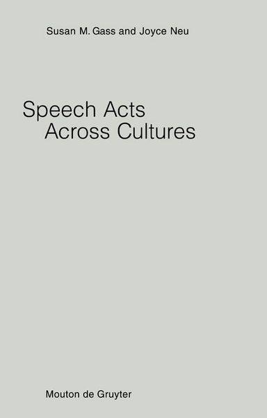 Produktbild: Speech Acts Across Cultures
