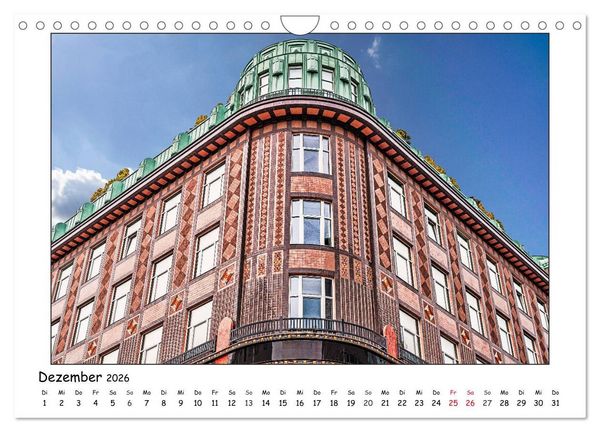 Produktbild: Wiener Jugendstil-Fassaden (Wandkalender 2026 DIN A4 quer), CALVENDO Monatskalender