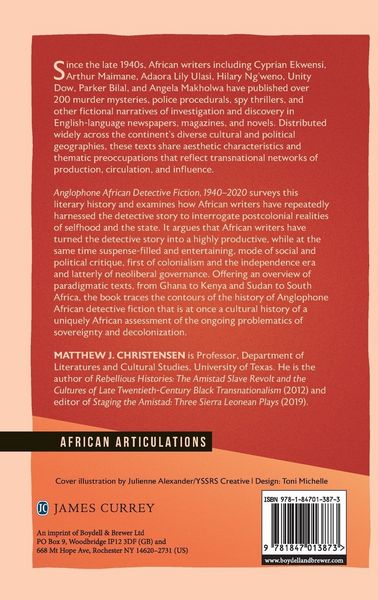 Produktbild: Anglophone African Detective Fiction 1940-2020