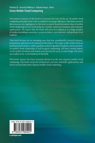 Produktbild: Green Mobile Cloud Computing