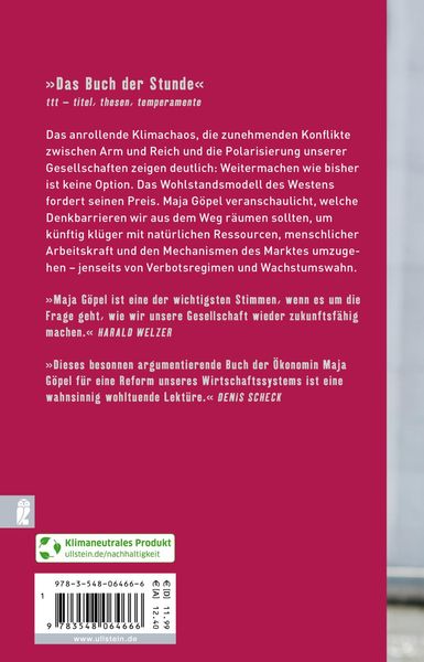 Produktbild: Unsere Welt neu denken
