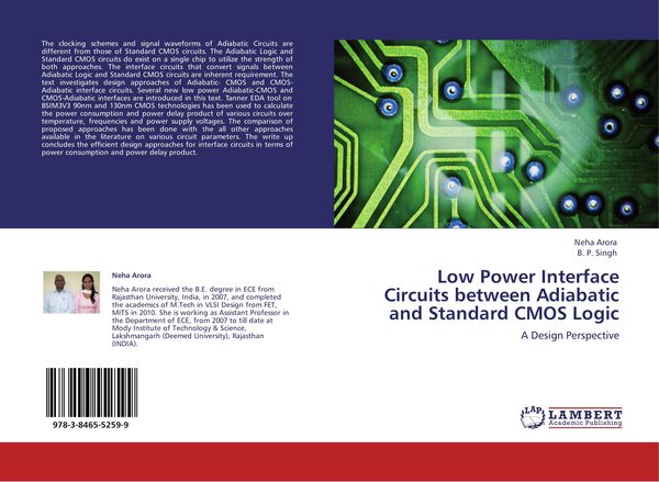 Produktbild: Low Power Interface Circuits between Adiabatic and Standard CMOS Logic