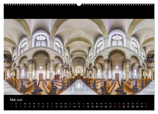 Produktbild: Kapellen, Kirchen und Kathedralen 2026 (Wandkalender 2026 DIN A2 quer), CALVENDO Monatskalender
