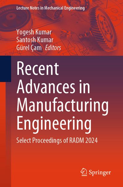 Produktbild: Recent Advances in Manufacturing Engineering