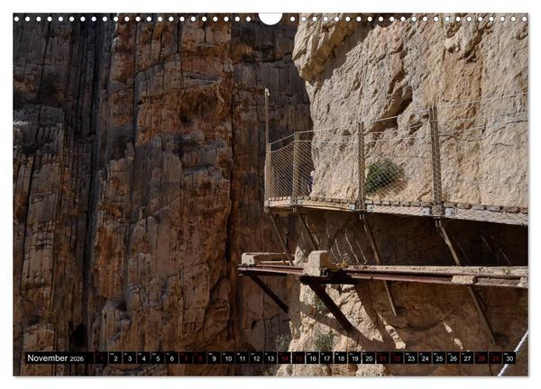 Produktbild: El Caminito del Rey (Wandkalender 2026 DIN A3 quer), CALVENDO Monatskalender