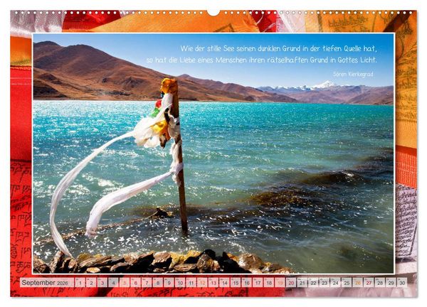 Produktbild: Farben Tibets (Wandkalender 2026 DIN A2 quer), CALVENDO Monatskalender