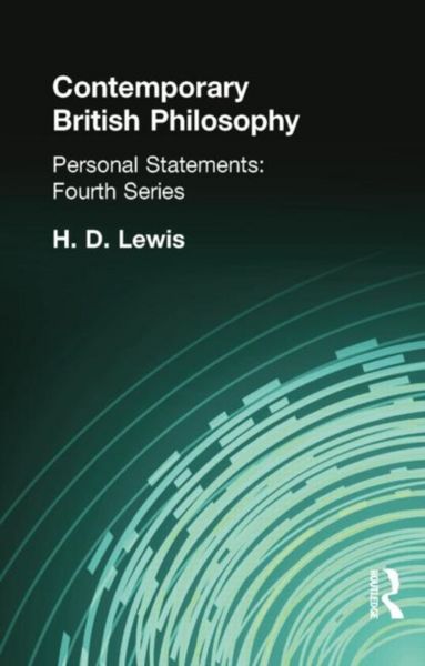 Produktbild: Contemporary British Philosophy