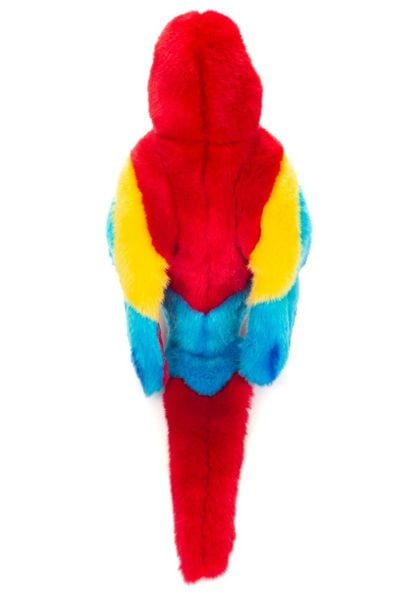 Produktbild: Teddy Hermann 94178 - Papagei Scharlachara rot, Pl&uuml;sch, 27 cm
