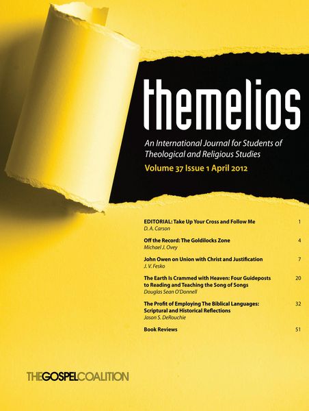 Produktbild: Themelios, Volume 37, Issue 1
