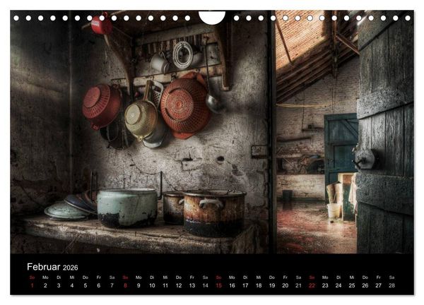 Produktbild: Lost Places - Auch der Verfall hat seinen Charme (Wandkalender 2026 DIN A4 quer), CALVENDO Monatskalender
