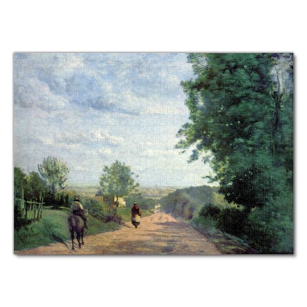 Produktbild: Lais Puzzle Jean-Baptiste-Camille Corot - Weg nach S&egrave;vres 1000 Teile