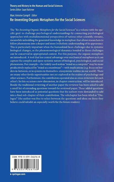 Produktbild: Re-Inventing Organic Metaphors for the Social Sciences