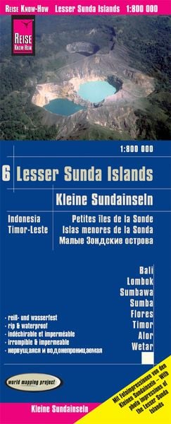 Produktbild: Reise Know-How Landkarte Kleine Sundainseln / Lesser Sunda Islands (1:800.000) -