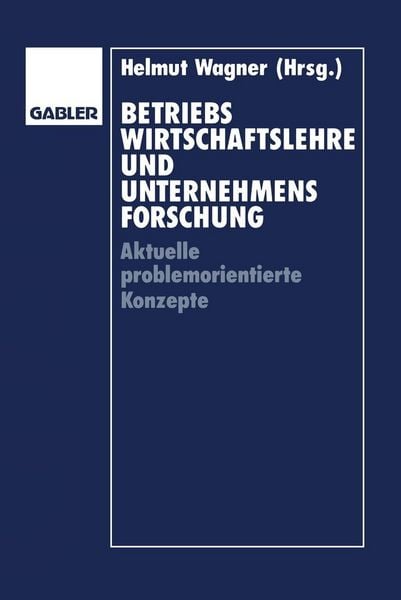 Produktbild: Betriebswirtschaftslehre und Unternehmensforschung