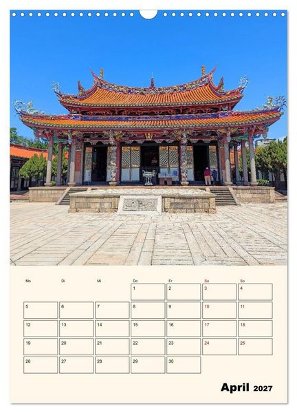 Produktbild: Taipeh &ndash; Stadt der Kontraste (Wandkalender 2027 DIN A3 hoch), CALVENDO Monatskalender