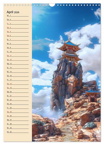 Produktbild: Von oben und unten (Wandkalender 2026 DIN A3 hoch), CALVENDO Monatskalender