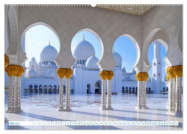 Produktbild: Atemraubendes Abu Dhabi - Idylle am Persischen Golf (Wandkalender 2026 DIN A2 quer), CALVENDO Monatskalender