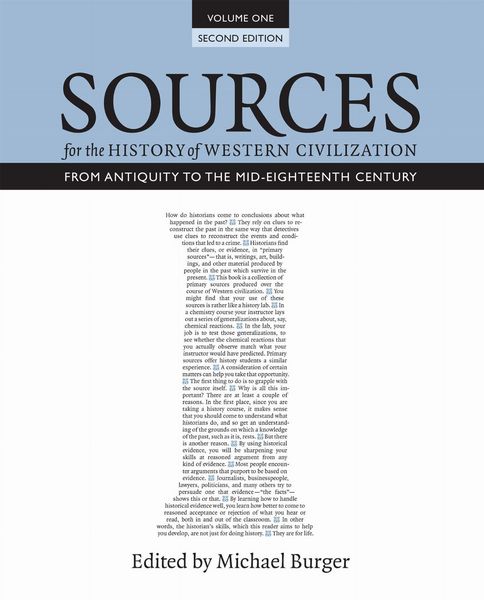 Produktbild: Sources for the History of Western Civilization, Volume I