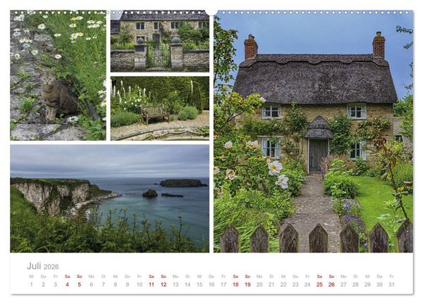 Produktbild: Erlesene Ansichten Britanniens (Wandkalender 2026 DIN A2 quer), CALVENDO Monatskalender