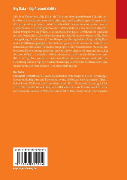 Produktbild: Big Data - Big Accountability