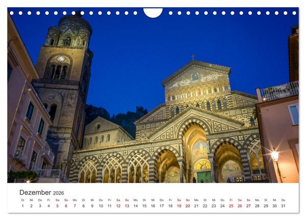 Produktbild: Malerische Amalfik&uuml;ste (Wandkalender 2026 DIN A4 quer), CALVENDO Monatskalender