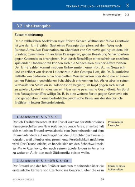 Produktbild: Schachnovelle von Stefan Zweig