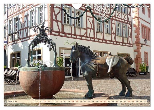Produktbild: Alzey in Rheinhessen Ein Stadtspaziergang im Sommer (Wandkalender 2027 DIN A4 quer), CALVENDO Monatskalender