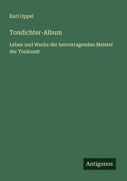 Produktbild: Tondichter-Album