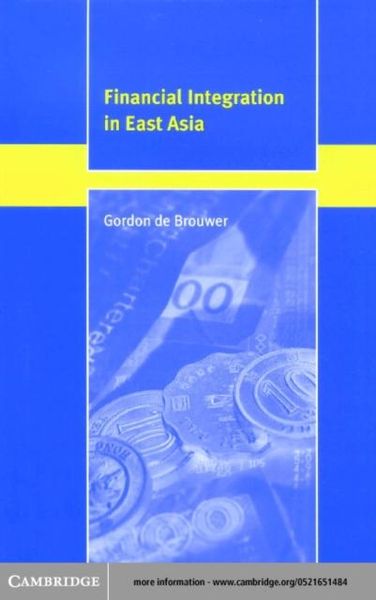 Produktbild: Financial Integration in East Asia