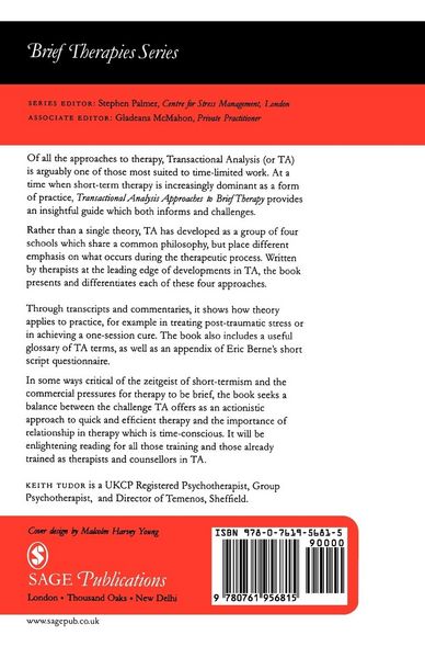 Produktbild: Transactional Analysis Approaches to Brief Therapy