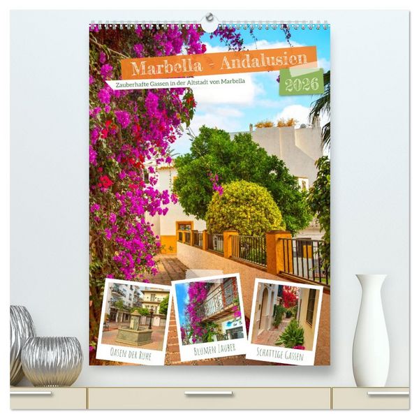 Produktbild: Marbella - Andalusien (hochwertiger Premium Wandkalender 2026 DIN A2 hoch), Kunstdruck in Hochglanz