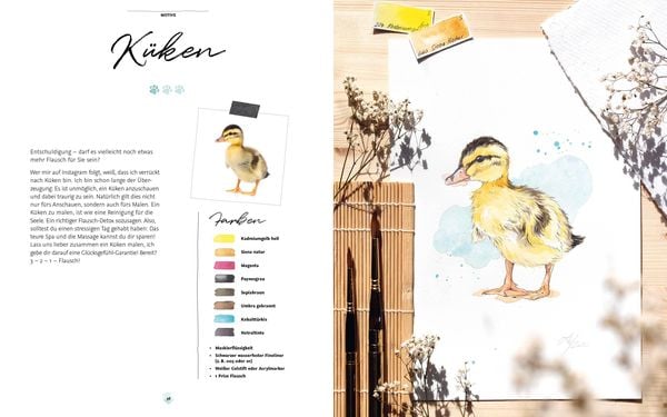 Produktbild: Die Kunst der Aquarellmalerei &ndash; Tiere: alle Watercolor-Grundlagen, Techniken und Motive Step by Step