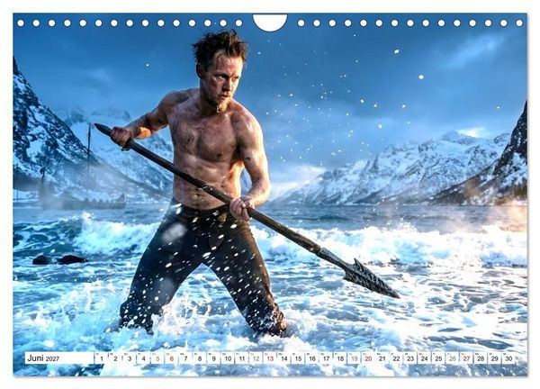 Produktbild: Echte Kerle &ndash; Wikinger (Wandkalender 2027 DIN A4 quer), CALVENDO Monatskalender