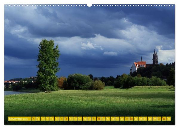 Produktbild: Romantisches Mei&szlig;en &ndash; Die &auml;lteste mittelalterliche Stadt Sachsens (Wandkalender 2026 DIN A2 quer), CALVENDO Monatskalender