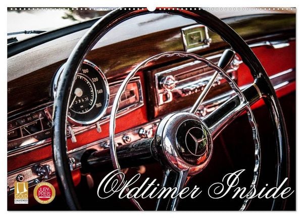 Produktbild: Oldtimer inside (Wandkalender 2026 DIN A2 quer), CALVENDO Monatskalender