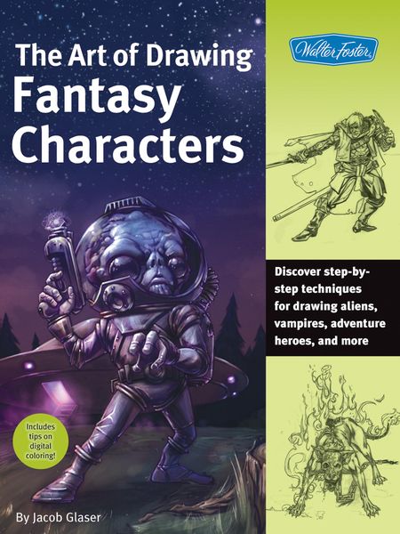 Produktbild: Art of Drawing Fantasy Characters