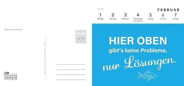 Produktbild: MOIN Postkartenkalender 2027