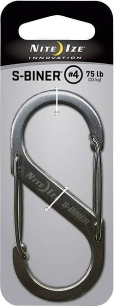 NITE Ize NI-SB4-03-11 Karabiner S-Biner Gr. 4 89mm x 38mm 1St.