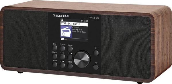 Produktbild: Telestar DIRA S 24i Internet Tischradio Internet, DAB+, UKW AUX, Bluetooth&reg;, DLNA, USB, WLAN, Internetradio Aufnahmefunktion