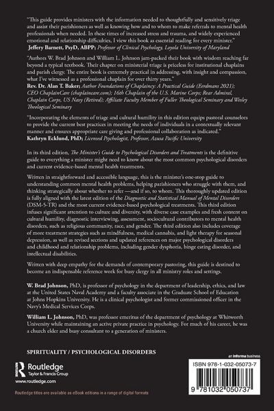 Produktbild: The Minister's Guide to Psychological Disorders and Treatments