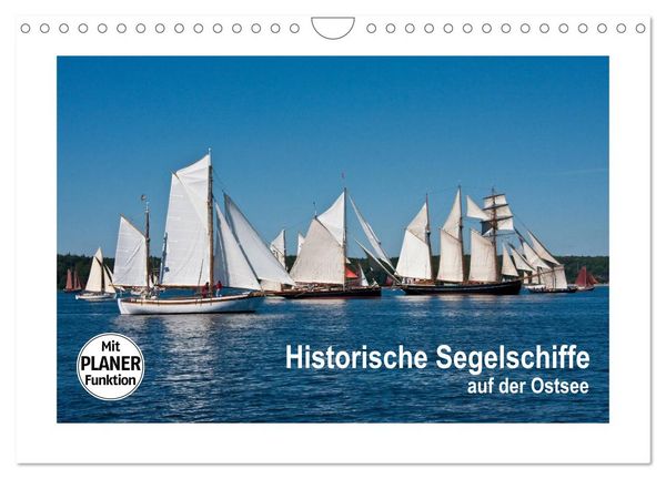 Produktbild: Historische Segelschiffe auf der Ostsee (Wandkalender 2026 DIN A4 quer), CALVENDO Monatskalender