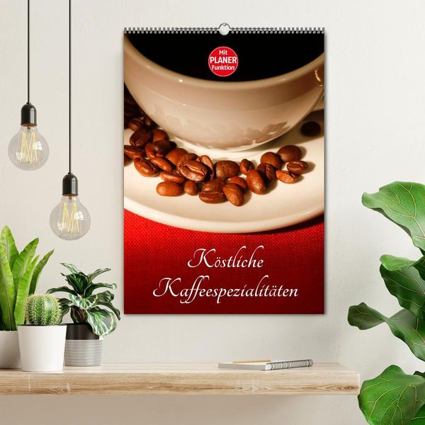 Produktbild: K&ouml;stliche Kaffeespezialit&auml;ten (Wandkalender 2026 DIN A2 hoch), CALVENDO Monatskalender