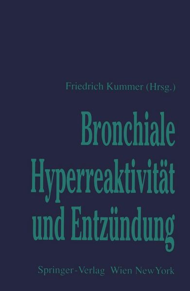 Produktbild: Bronchiale Hyperreaktivit&auml;t und Entz&uuml;ndung